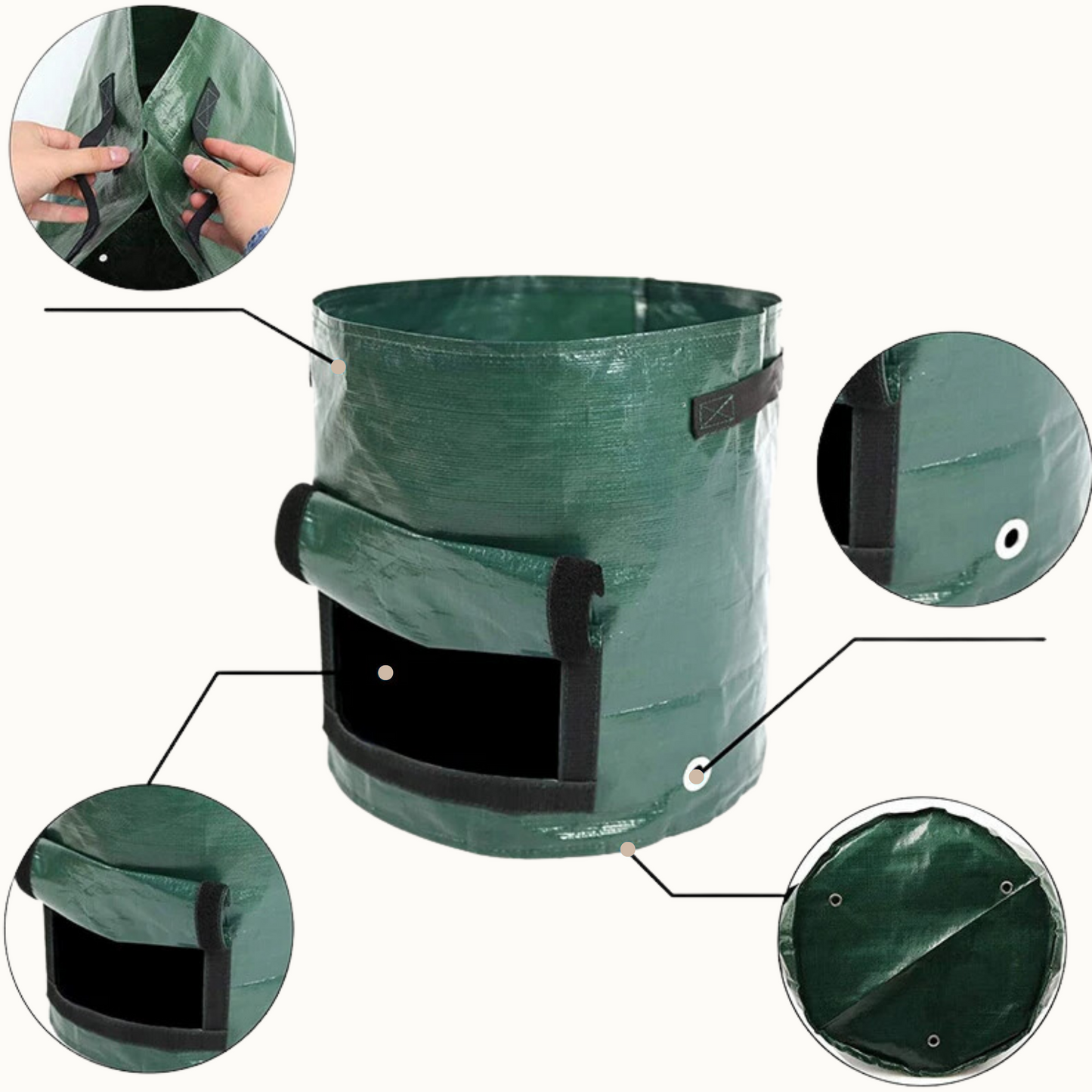 Flexibler Zuchtbeutel