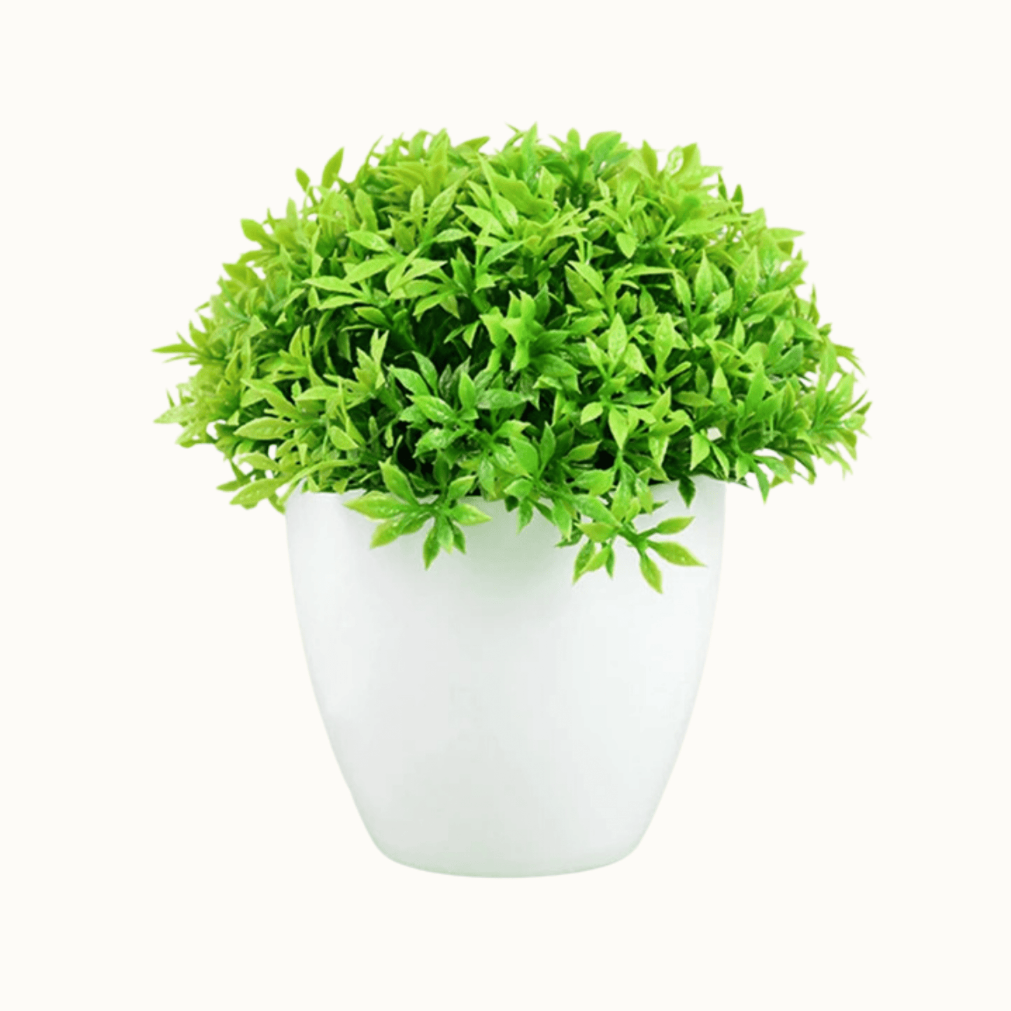 Kunststoffpflanze in hochwertiger Vase