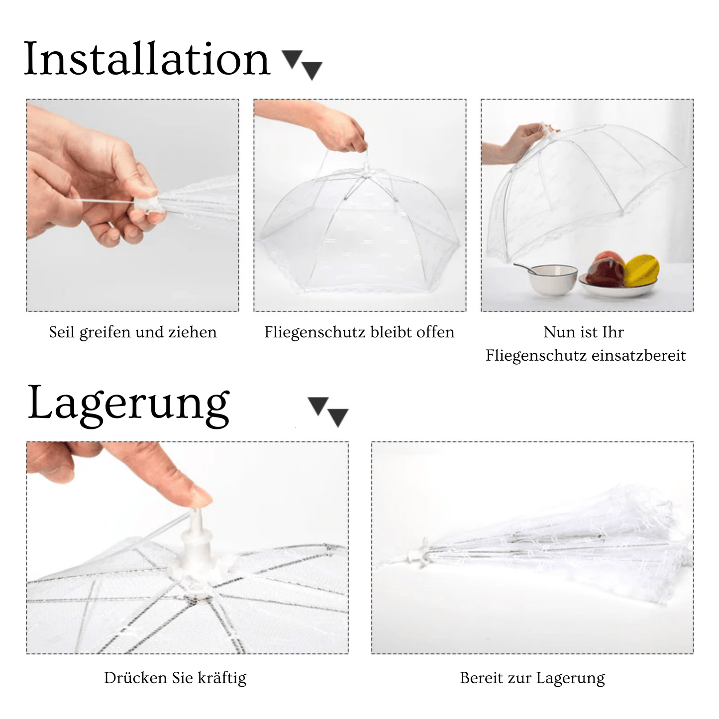 Lebensmittelabdeckung