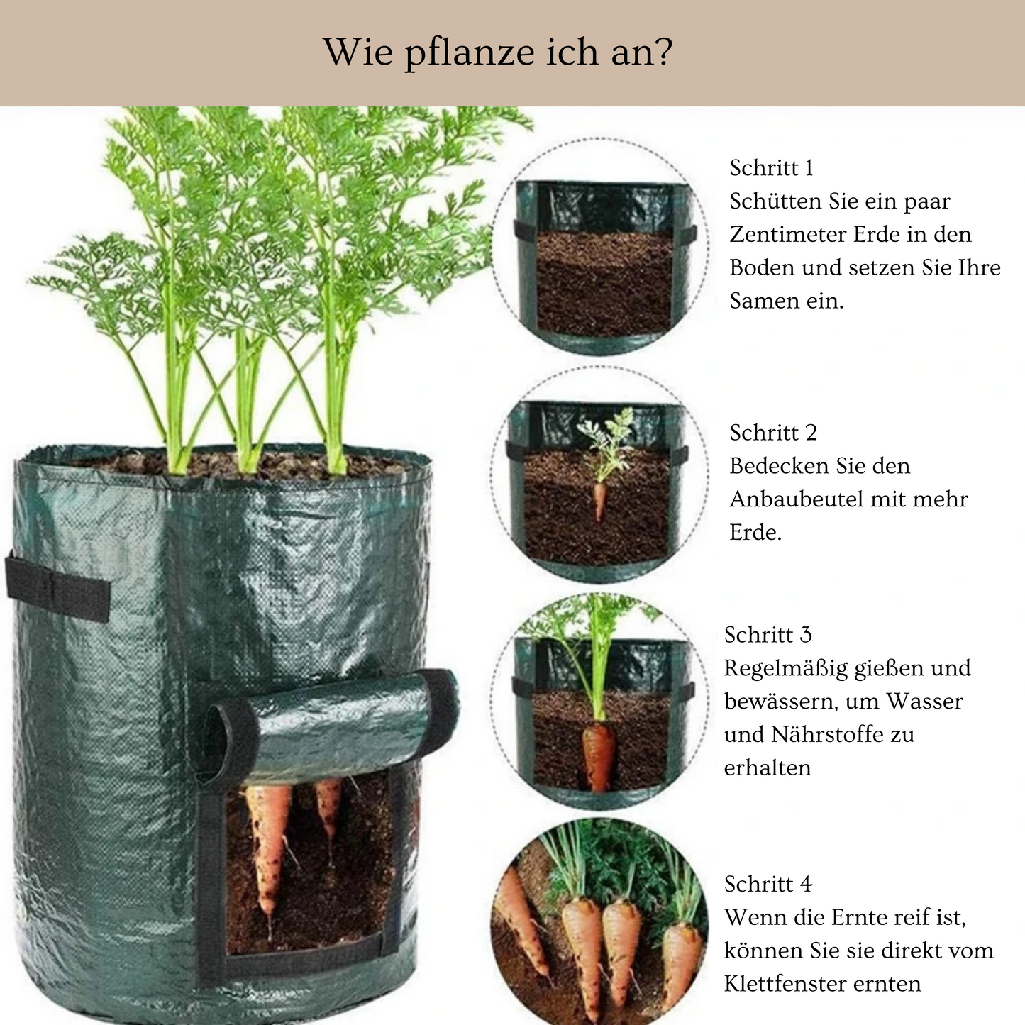 Flexibler Zuchtbeutel