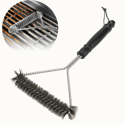 Grillreinigungsbürste aus rostfreiem Stahldraht